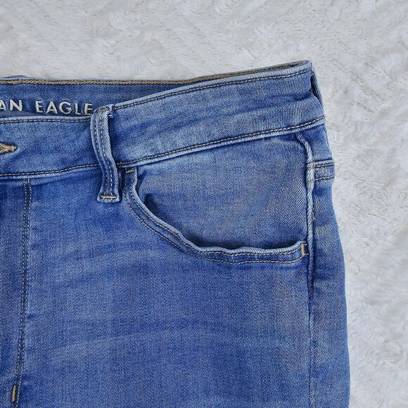 American Eagle Next Level Stretch Super Hi-Rise Jegging Women's Size 16 - Picture 5 of 13